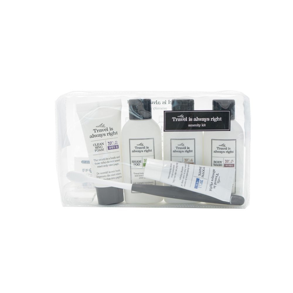 2080 Daily Care Travel Set No. 2 (Foam 30g, Body Wash 50g, Shampoo 50ml, Rinse 50ml, Toothbrush 1ea)