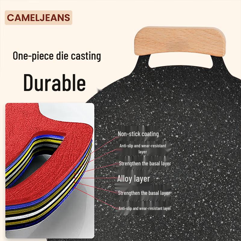 CAMELJEANS Чугунная сковорода-гриль для улицы