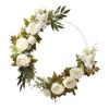 Simulation Peony Wreath Home Door Decorations Wall Hanging Artificial Peony Wreath Wedding