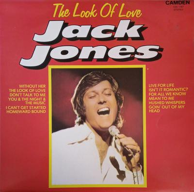 LP Пластинка ДЖЕК ДЖОНС - Взгляд любви CDS1167 Camden UK Поп Б/У