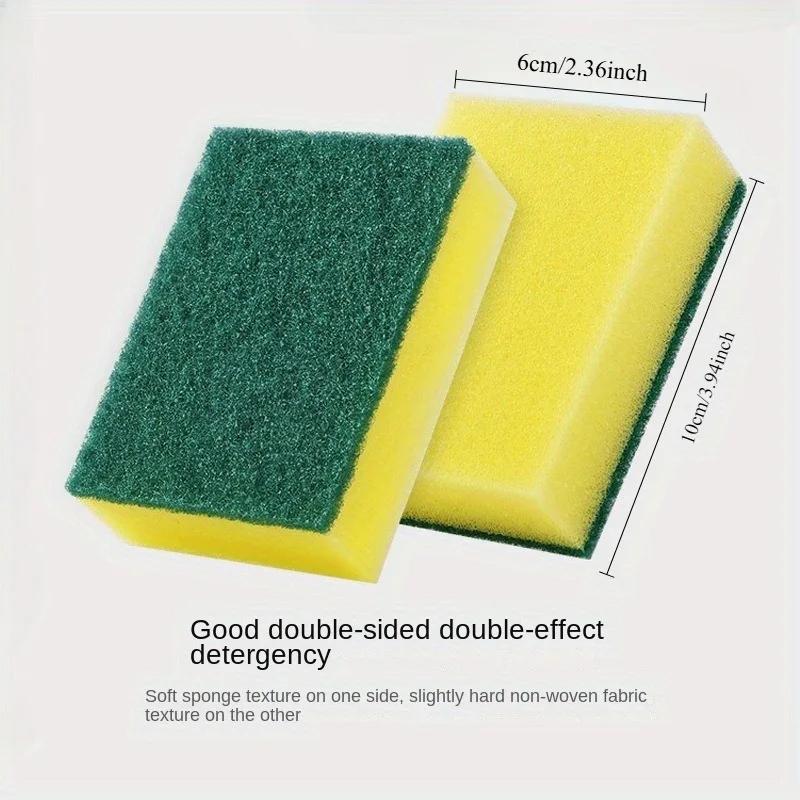 10/20 Most Dishwashing Sponge Wipe Cleaning Brush Kitchen Dishwashing Basin and Tableware Household Stain Removal