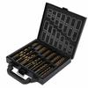 99pcs Round Shank High Speed Steel Drill Bits HighSpeed Steel Jobber Drill Bits  Hardened Metal