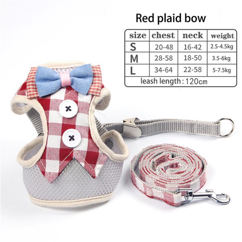 Регулируемая шлейка для собак, комплект поводков, сетчатый дышащий шлейка для кошек, жилет для маленьких и средних собак, кошек, аксессуары для прогулок и бега для кошек