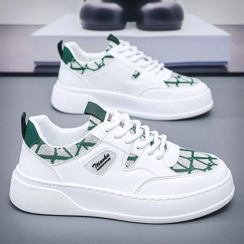 Массивные кроссовки размера плюс 45 для мужчин, модные повседневные туфли из микрофибры, кожи и сетки, дышащие, на увеличенной платформе