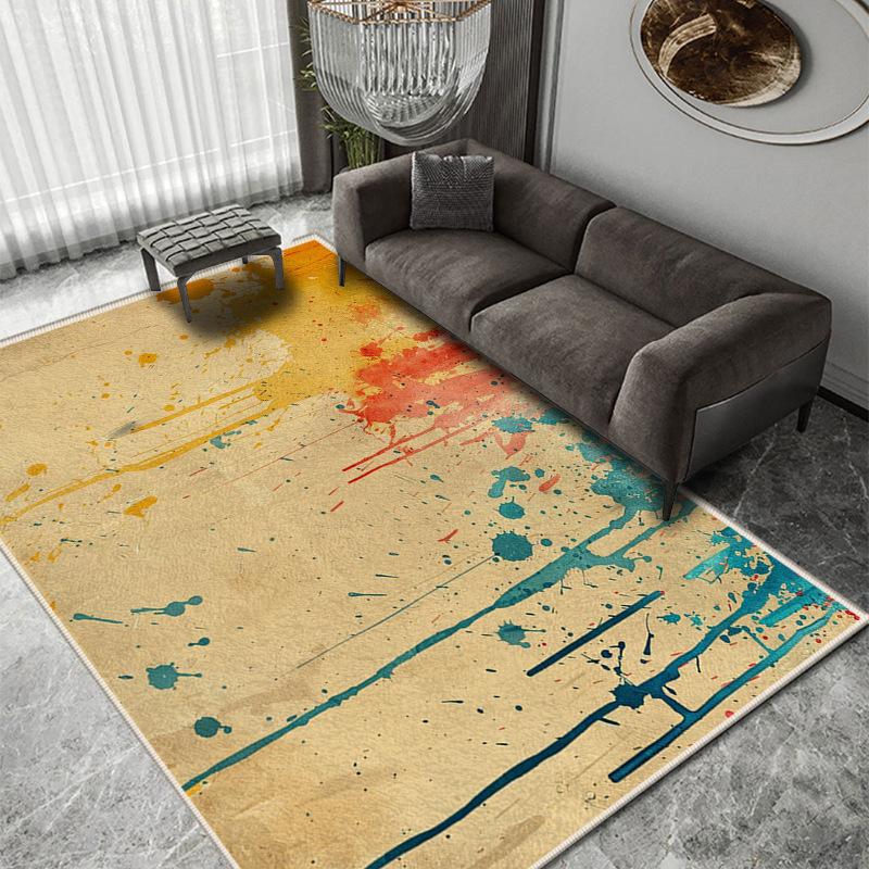 Carpet Living Room Bedroom Floor Mat Large Area Sofa Coffee Table Blanket Household Waterproof Senior Wash Large Living Room Coffee Table Mat
