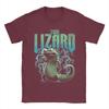 Lizard Cool Unisexs T Shirt  Humorous Tees Short Sleeve O Neck TShirts Cotton Plus Size Clothes