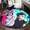 1 шт. Ковер круглый Hunter x Hunter Киллуа и Гон - Дизайн Аниме Мультфильм Коврик для офисного кресла