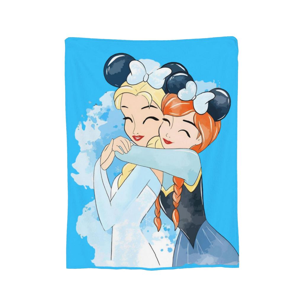 Замороженная Эльза Анна Олаф    Фэнтези Комедия Вязаные Пледы Флис  Супер Теплый Плед для Спальни Дивана Покрывало