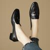 Fashion Classicial British Style Women's Loafers 2025 Autumn New Trendy Casual Office Work Shoes Retro Solid Color Soft Soled Lady Pumps