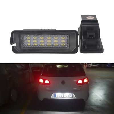 2x Автомобильный светодиодный фонарь номерного знака Canbus Для VW Golf 6 VI 5 V GTI Passat B6 CC Для Seat Leon Altea для Skoda Touran Transpiarter T5
