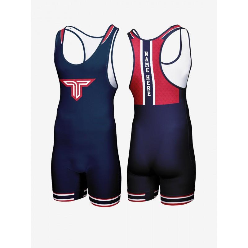 Mens Compression Wrestling Singlet Gym Workout Rash Guard Training Weightlifting Martial Arts