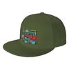 Fashion Centigrade  s Pinball Art Flat Brim Sun Hat  American Retro Hats For Unisex