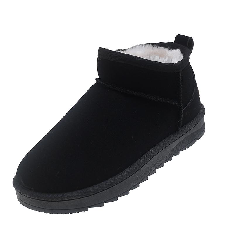 2024 Новые классические утолщенные пушистые женские зимние ботинки Удобные теплые ботильоны Женская зимняя женская обувь Массивная женская обувь