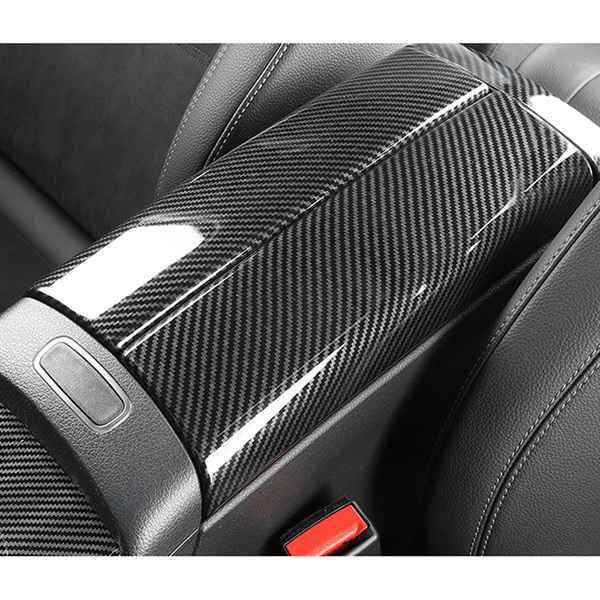 2-Piece Armrest Box Frame Cover Trim for 19-20 Mercedes-Benz B/GLB Class W247/X247