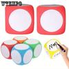 WTEMPO DIY Blank Large Foam Dice Soft Reusable Erasable Perfect for Educational Games Party Favors and Outdoor Funny Activities