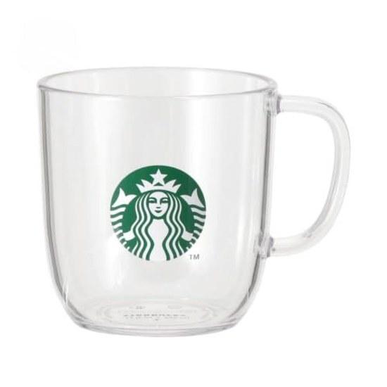 Стакан Starbucks с прозрачным логотипом, 355 мл, для холодных напитков