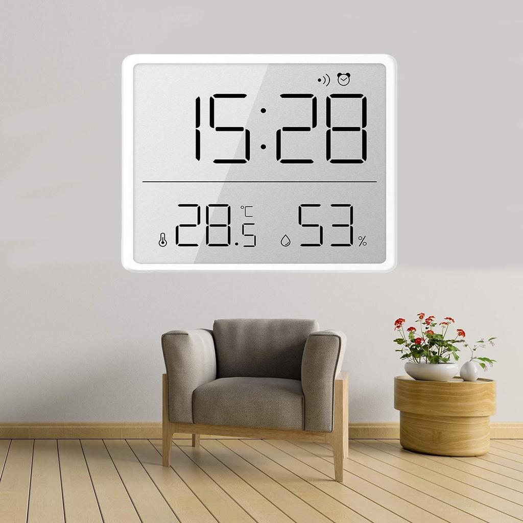 Многофункциональный настольный холодильник, настенный большой экран, дисплей даты, температуры и влажности, магнитный ЖК-цифровой будильник