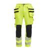 Jobman Mens Craftsman Stretch Hi-Vis Trousers