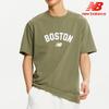 New Balance Футболка Half Club Uni Boston с коротким рукавом Nbnee2s031 49 с коротким рукавом, круглая