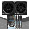 Homonth Black Car Wheel Scratch Repair Pen Paint Scratch Removal Paint Repair Pen