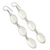 Chalcedony Handmade 925 Sterling Silver Jewelry Earring 3.23" E7b53