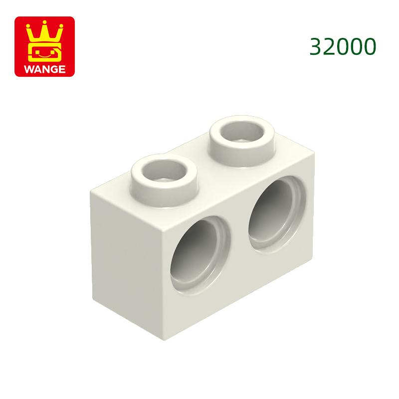 Нетоксичный 100 г 140 шт./лот 32000 1x2 с 2 отверстиями Строительный блок Детали Moc Совместимые с Brick Diy Детский подарок Конструктор Подарочная коробка