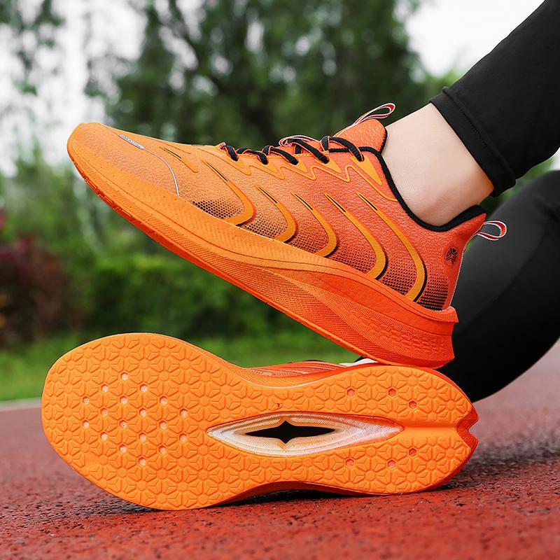 Спортивная обувь Новые ультралегкие амортизирующие дышащие кроссовки для бега Модные мужские кроссовки с круглым носком на шнуровке Теннисная обувь для спортзала