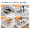 Nonslip Kitchen Surfaces Protectors Mat with Raised Ridges for Cooktop and Countertop Protection 450°F Heat Resistant
