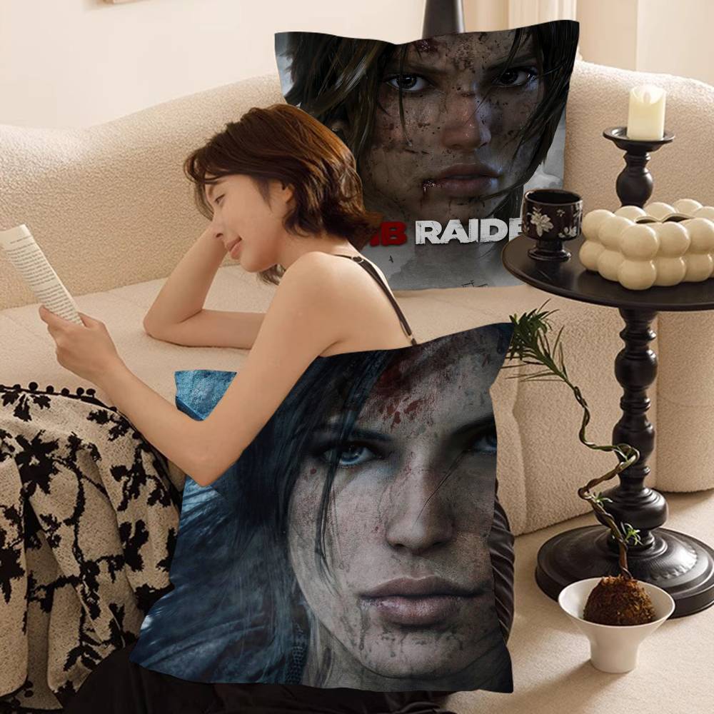 Подушка для игры T-Tomb R-Raider Подарок Декор для дома и офиса Подушка для спальни Дивана Автомобильная Подушка Чехол для подушки