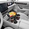 360° Rotation Cup Holder Food Trays Detachable Design Car Food Storage Rack  Snack