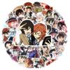 50 шт. Наклейки Bungo Stray Dogs Многоразовый Декор Для Ноутбука Чемодана Граффити
