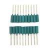 JINTONG Rubber Grinding Stones, 2.35mm Shank, Cone Head, Ceramic Polishing Mount, Pack of 20