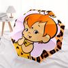 1pc Flintstones, Pebbles Themed High-quality Umbrella,Automatic Opening and Closing Umbrella,Multi-functional Umbrella G0811124