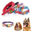 Высококачественный 8 цветов на выбор из искусственной кожи, регулируемый ошейник для собак, товары для животных, цветы, заклепки, модное ожерелье для щенков, ручная работа