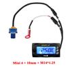 Мотоциклетный МИНИ 4 ДВОЙНОЙ ТЕМПЕРАТУРНЫЙ ИЗМЕРИТЕЛЬ датчик температуры масла температура цилиндра напряжение время Для cb500x nmax125 XMAX250 300