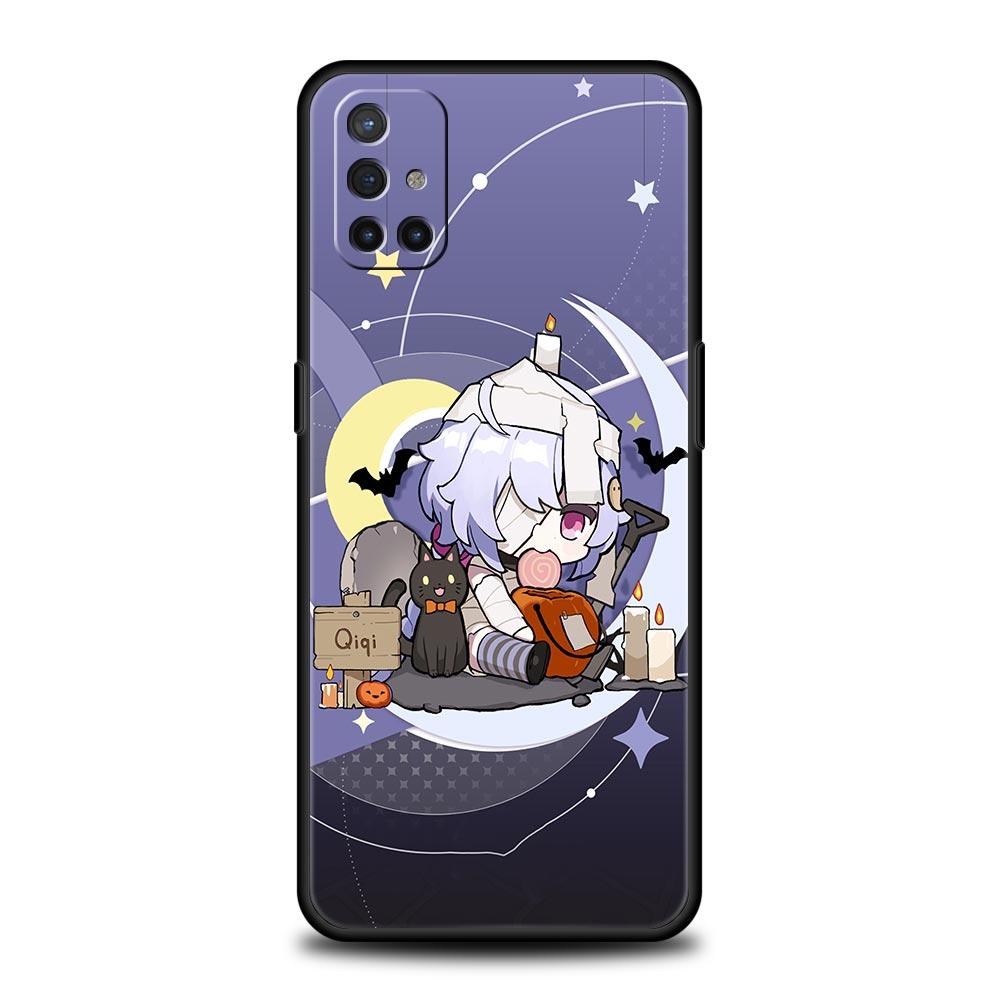Cute Genshin Impact Xiao Phone Case For OnePlus Nord CE 2 9 8 7 7T 10 Pro 9RT 9R 8T Nord N100 N200 N10 5G Silicone Black Cover