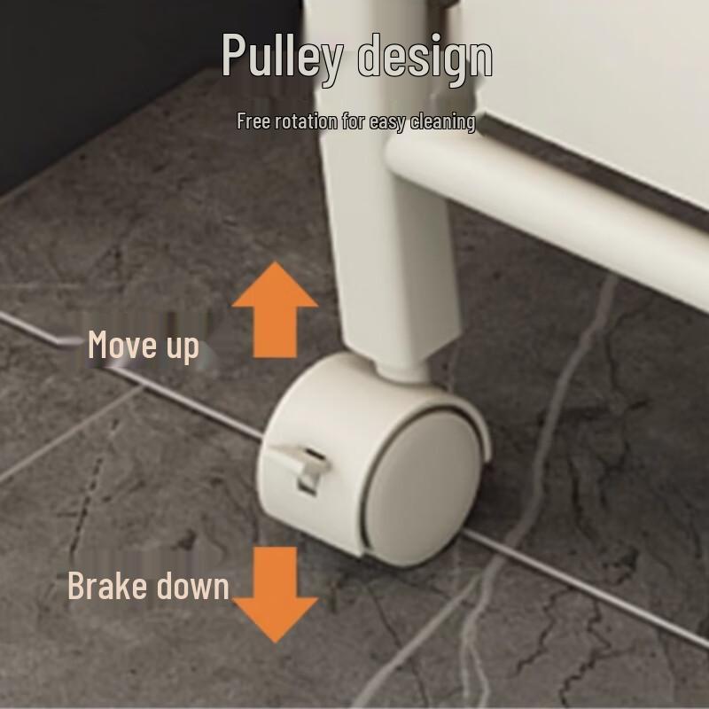 Kitchen Storage Cart with Drawers