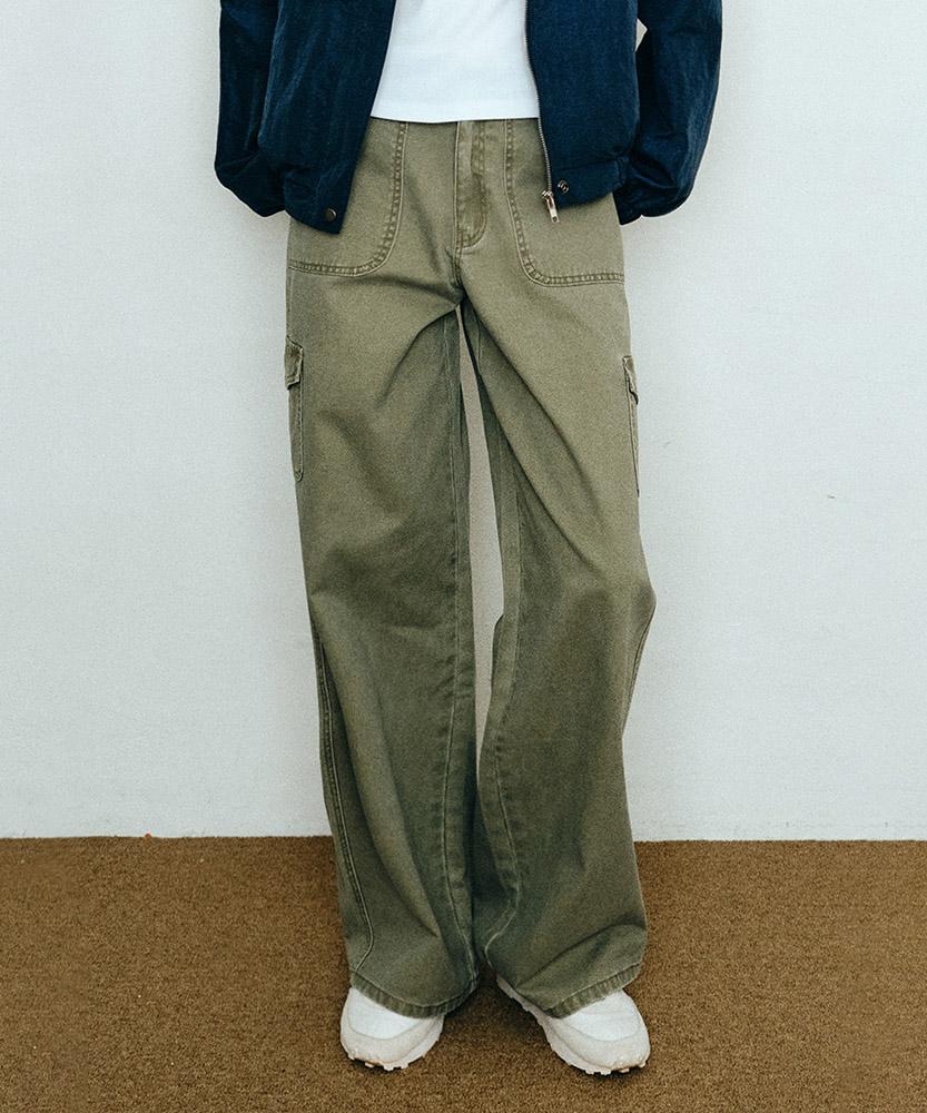 AAU Washed Cargo Pants_Khaki