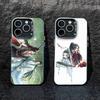 Чехол для телефона M-Demonic Cultivation Грандмастер для iPhone17, 16,15,14,13,12 Pro Max Черный Конфетный Матовый Ударопрочный Чехол