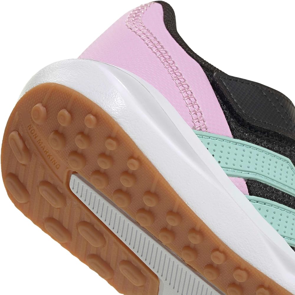 Кроссовки Adidas Faito EL для детей, унисекс, Core Black/Semi Flash Aqua/Bliss Lilac, 23,5 см