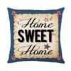 New Independence Day Pillow Cover Polyester Printed Living Room Sofa Cushion Cover Bedroom Decorative Cushion Cover