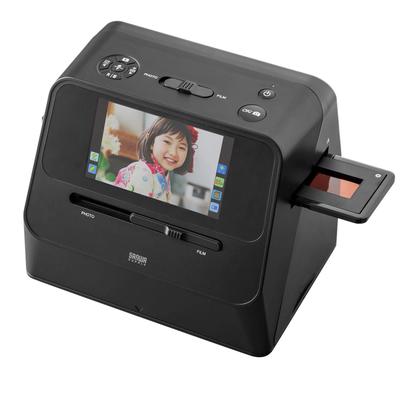Сканер фотопленки Sanwa Direct, Совместим с пленкой 35 мм, 110 мм и 126 мм, Сканер фотопленки (негатив) с выходом HDMI, 400-SCN064