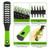 Двусторонняя массажная расческа Pro Salon Anti-Tangle Brushs Hairdressing Detangling Wide Feeth Anti Loss Combs Hairstyling Brush