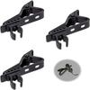 SensaBliss Mini Microphone Clip Holder, 3-Piece Set, C-Shaped Microphone Holder for Lapel, Tie, and Lapel/Lipstick Microphones, Securely Clamps To Kee