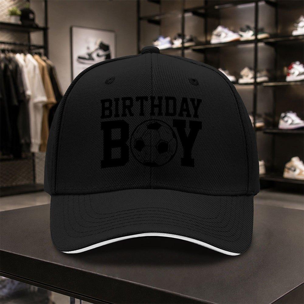 Birthday Boy Letter Design Baseball Cap Duckbill Cap for Running Fitness Outdoor Sports Travel Casual Wear