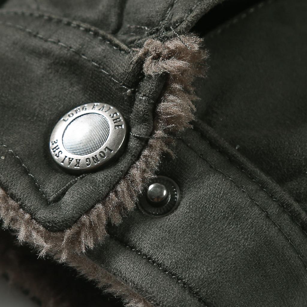 Меховая цельная куртка мужская зимняя бархатная куртка с лацканами мужская свободная бархатная куртка мужская одежда