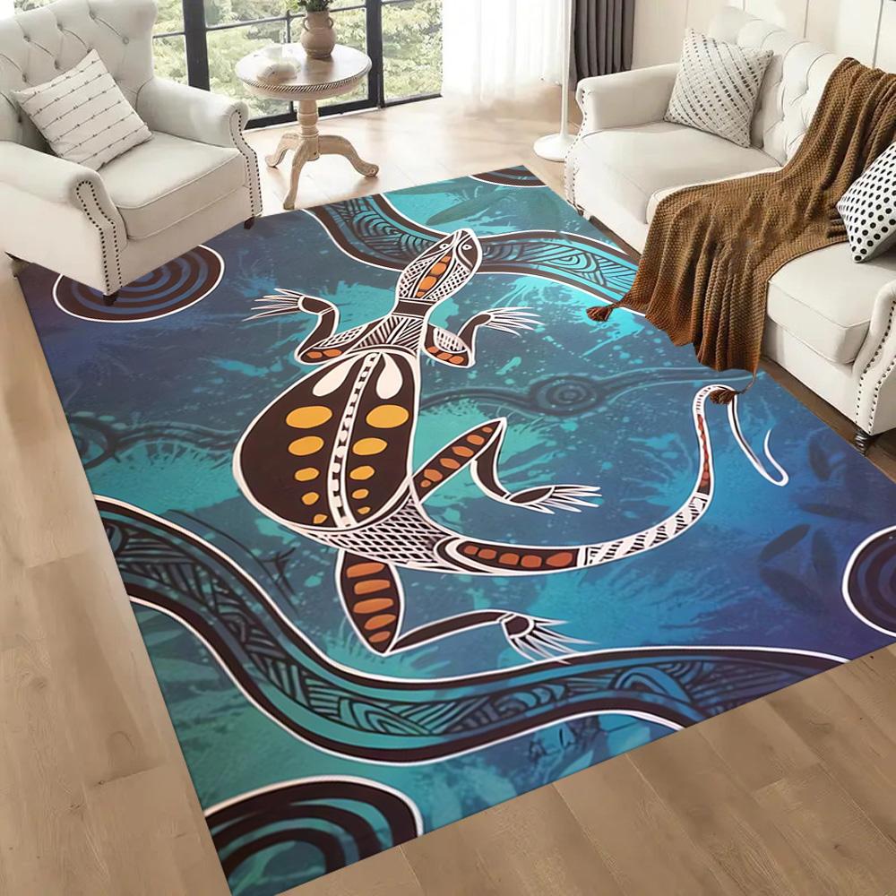 African Wildlife Celebration Floor Mats for Living Room, Bedroom and Room Decoration Are Suitable for Gifts.
