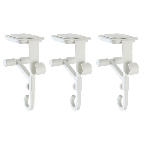 2-in-1 Fireplace Stocking And Garland Hanger Adjustable Heavy Duty Wreath Hanger No Drilling Mantel Stocking Holder for Christmas Decoration