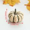 Mini Artificial Halloween Pumpkin Decor Simulation Vegetable Diy Craft Halloween Home Party Decoration Props Farmhouse Harvest