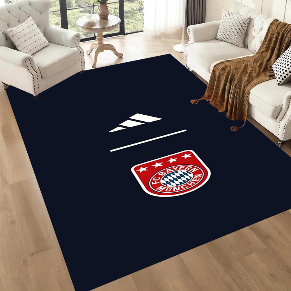 Bayern Munich Carpet Perfect for Study room Bedrooms Playrooms Dining Room Anti-slip Rug Decorate Offices Best for Christmas